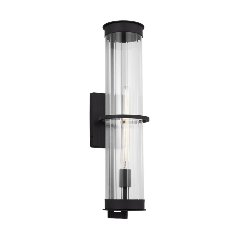 Visual Comfort Studio 8826701-12 Alcona One Light Outdoor Wall Lantern, Black Alternate Image.jpg