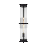 Visual Comfort Studio 8826701-12 Alcona One Light Outdoor Wall Lantern, Black Main Image.jpg