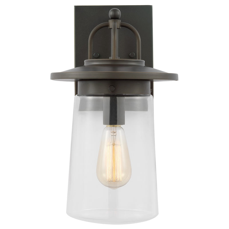 Generation Lighting 8608901-71 Tybee One Light Outdoor Wall Lantern, Antique Bronze Main Image.jpg