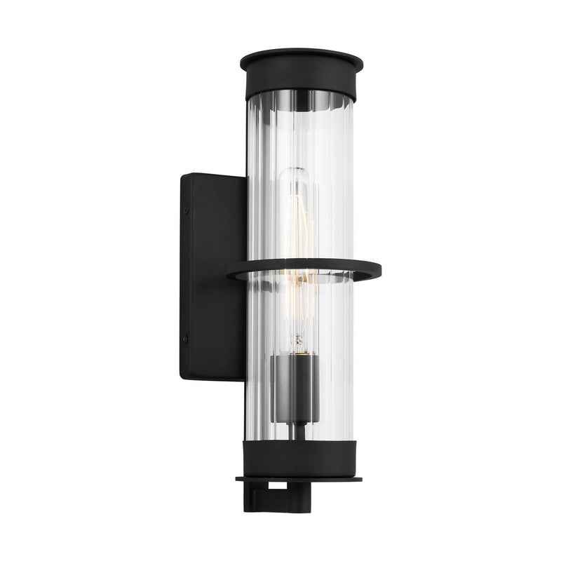 Visual Comfort Studio 8626701-12 Alcona One Light Outdoor Wall Lantern, Black Alternate Image 2.jpg