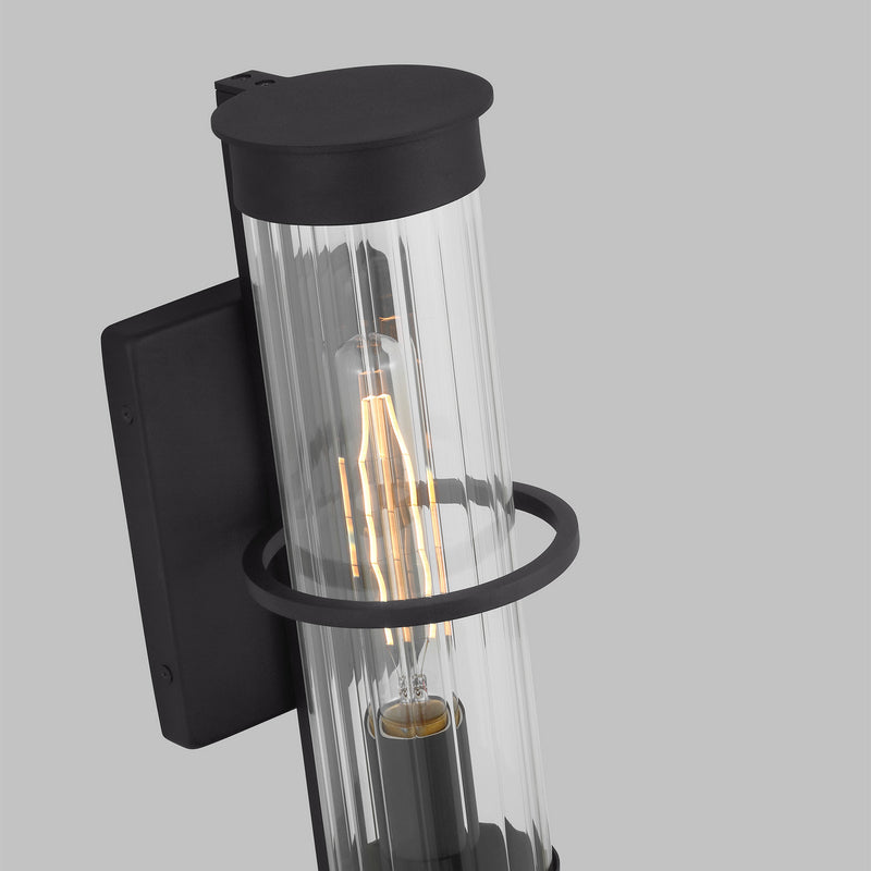 Visual Comfort Studio 8626701-12 Alcona One Light Outdoor Wall Lantern, Black Alternate Image 3.jpg