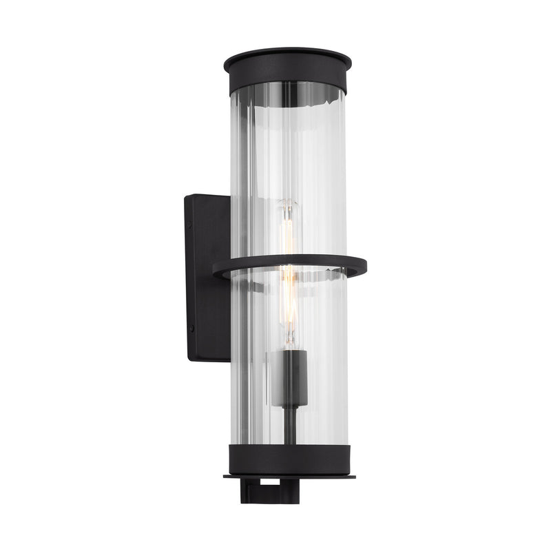 Visual Comfort Studio 8726701-12 Alcona One Light Outdoor Wall Lantern, Black Alternate Image.jpg