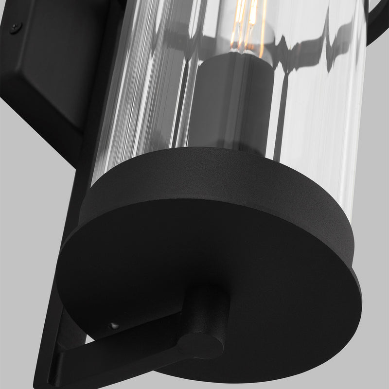 Visual Comfort Studio 8726701-12 Alcona One Light Outdoor Wall Lantern, Black Alternate Image 3.jpg
