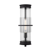 Visual Comfort Studio 8726701-12 Alcona One Light Outdoor Wall Lantern, Black Main Image.jpg