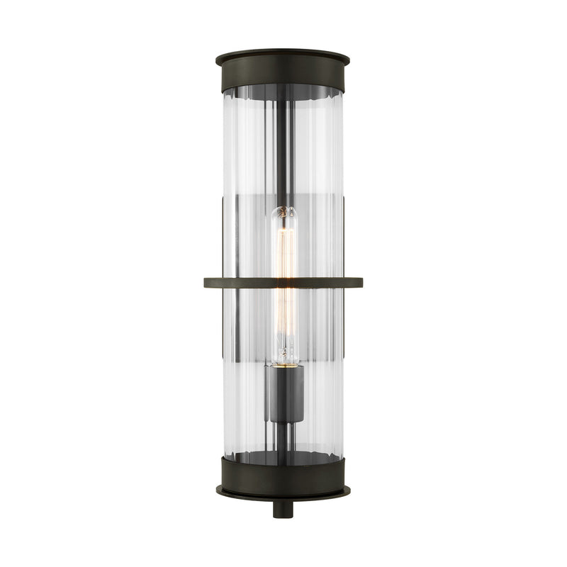 Visual Comfort Studio 8726701-71 Alcona One Light Outdoor Wall Lantern, Antique Bronze Main Image.jpg