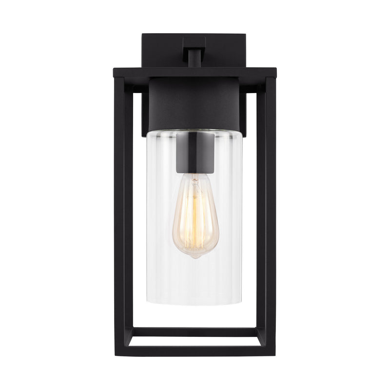 Visual Comfort Studio 8731101-12 Vado One Light Outdoor Wall Lantern, Black Main Image.jpg