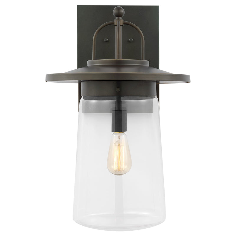 Generation Lighting 8808901-71 Tybee One Light Outdoor Wall Lantern, Antique Bronze Main Image.jpg