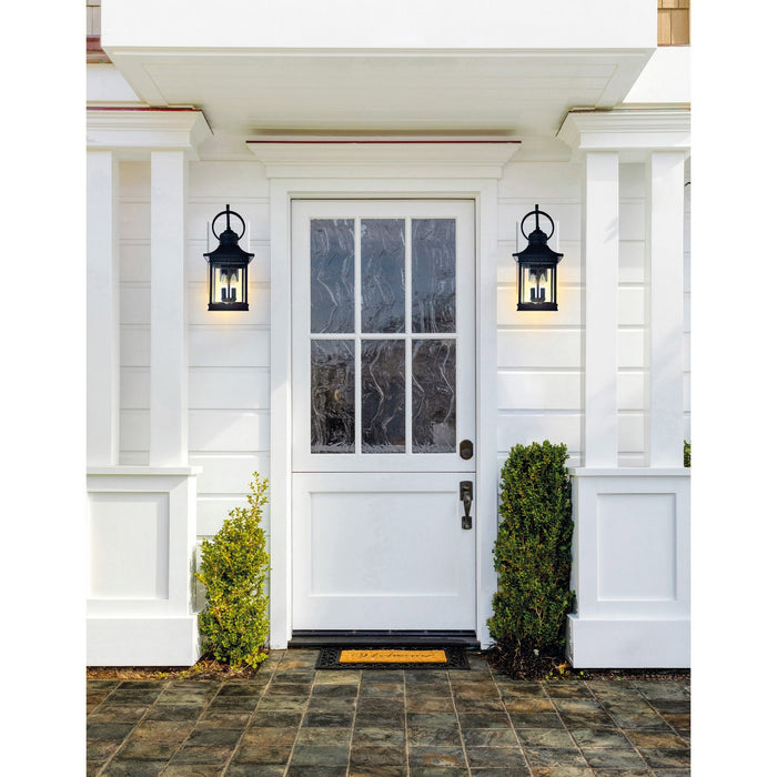 CWI Lighting 0416W9-B-2-101 Cleveland Two Light Outdoor Wall Lantern, Black Alternate Image.jpg