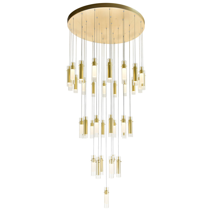 CWI Lighting 1606P33-37-602 Olinda LED Chandelier Satin Gold.jpg