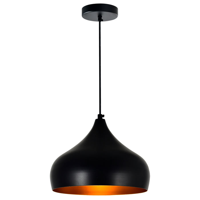 CWI Lighting 9633P9-1-101 Dynamic One Light Pendant Black.jpg