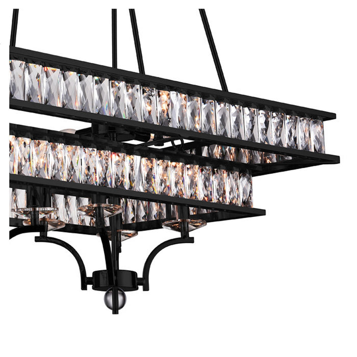 CWI Lighting 9972P47-20-101 Shalia 20 Light Island Chandelier Black Alt 2.jpg