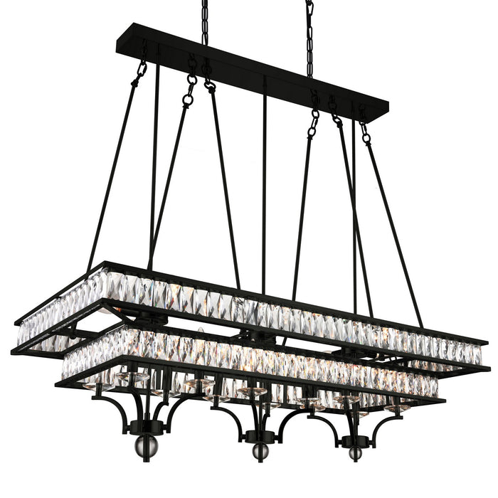 CWI Lighting 9972P47-20-101 Shalia 20 Light Island Chandelier Black Alt 3.jpg