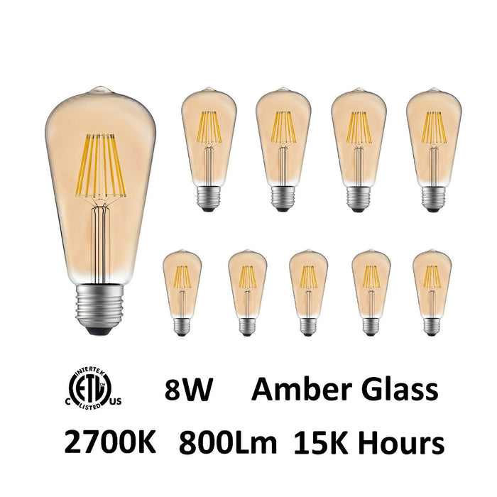 CWI Lighting ST19K2700W8-10 Bulbs Light Bulb Amber.jpg