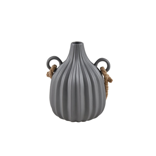 ELK Home H0017-9141 Harding Vase Matte Gray Main Image.jpg