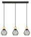 Eglo USA 43378A Palmorla Three Light Pendant Structured Black Main Image.jpg