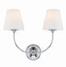 Crystorama 2442-OP-CH Sylvan Two Light Wall Sconce Polished Chrome Main Image.jpg