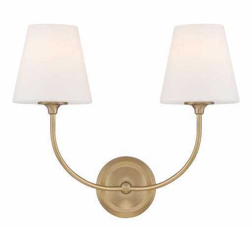 Crystorama 2442-OP-VG Sylvan Two Light Wall Sconce Vibrant Gold Main Image.jpg