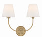 Crystorama 2442-OP-VG Sylvan Two Light Wall Sconce Vibrant Gold Main Image.jpg