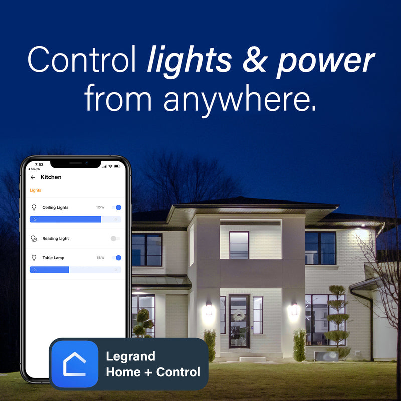 adorne® WNAH10KITW1 Smart Switch With Netatmo Starter Kit, White Alternate Image 2.jpg