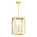 Maxim 30058CLWTGLD Neoclass Four Light Outdoor Pendant, White/Gold Main Image.jpg