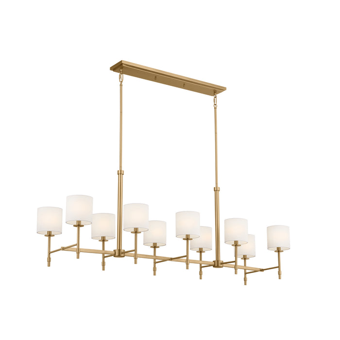 Kichler 52503BNB Ali Ten Light Linear Chandelier, Brushed Natural Brass Main Image.jpg