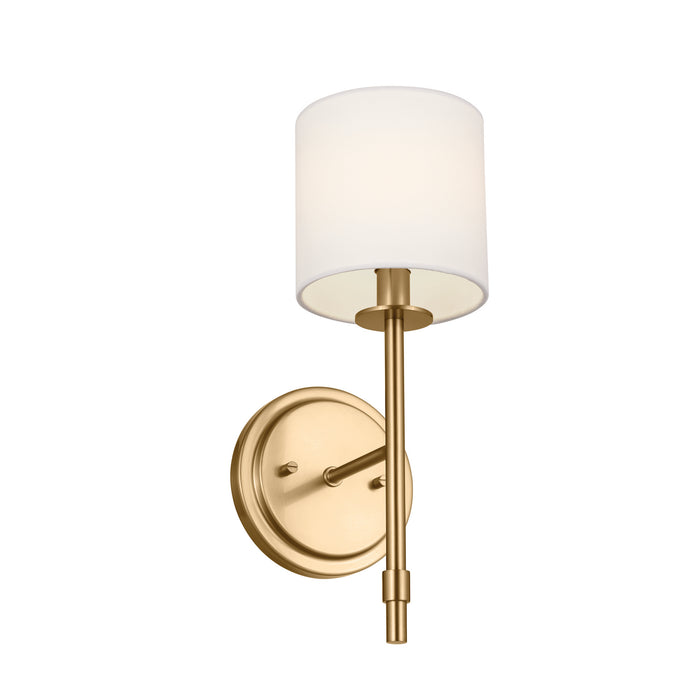 Kichler 52505BNB Ali One Light Wall Sconce, Brushed Natural Brass Main Image.jpg