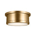 Kichler 52540BNB Serca Two Light Flush Mount, Brushed Natural Brass Main Image.jpg