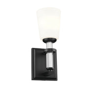 Kichler 55145BK One Light Wall Sconce, Black