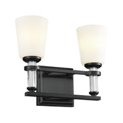 Kichler 55146BK Two Light Bath, Black