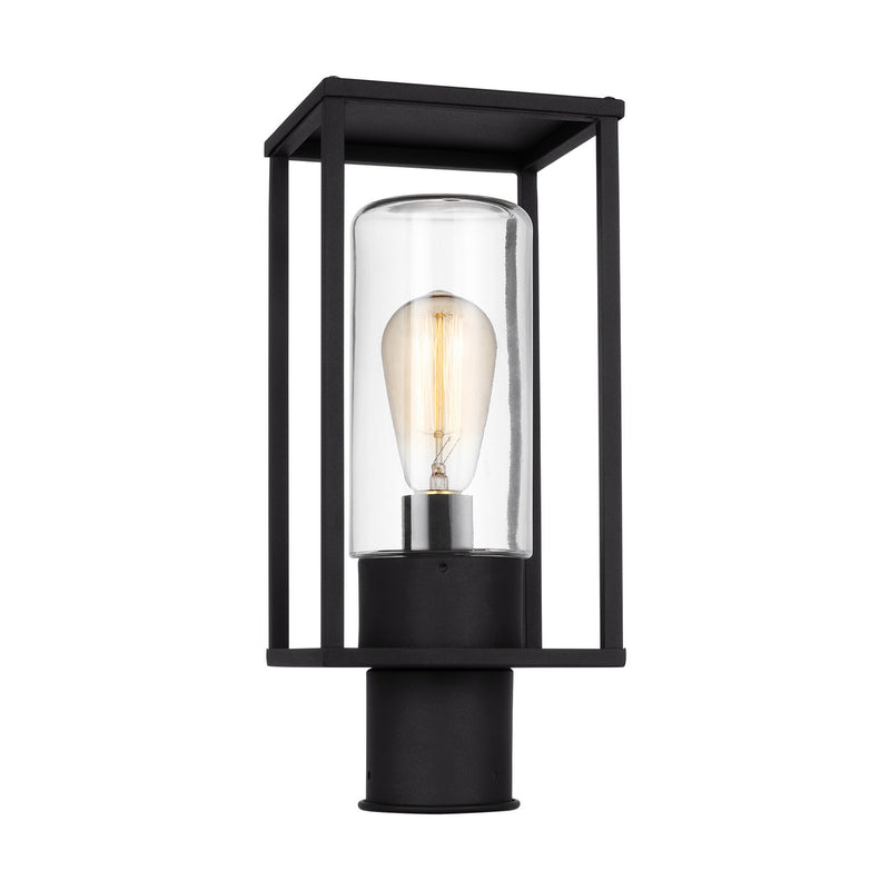Visual Comfort Studio 8231101-12 Vado One Light Outdoor Post Lantern, Black Main Image.jpg