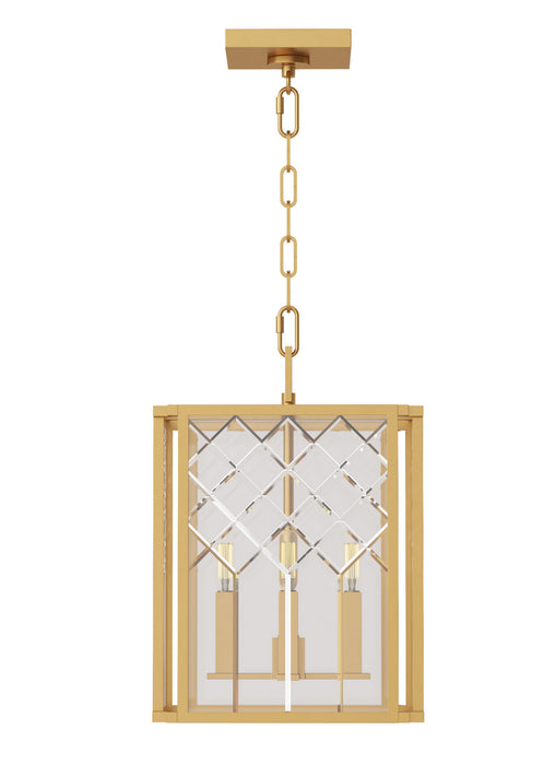 Visual Comfort Studio AC1134BBS Erro Four Light Pendant, Burnished Brass Main Image.jpg