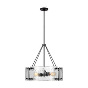 Visual Comfort Studio AP1234AI Calvert Four Light Chandelier, Aged Iron Main Image.jpg