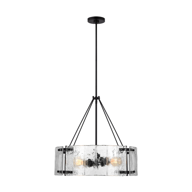Visual Comfort Studio AP1234AI Calvert Four Light Chandelier, Aged Iron Main Image.jpg