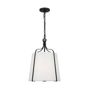 Visual Comfort Studio AP1241SMS Leander One Light Pendant, Smith Steel Main Image.jpg