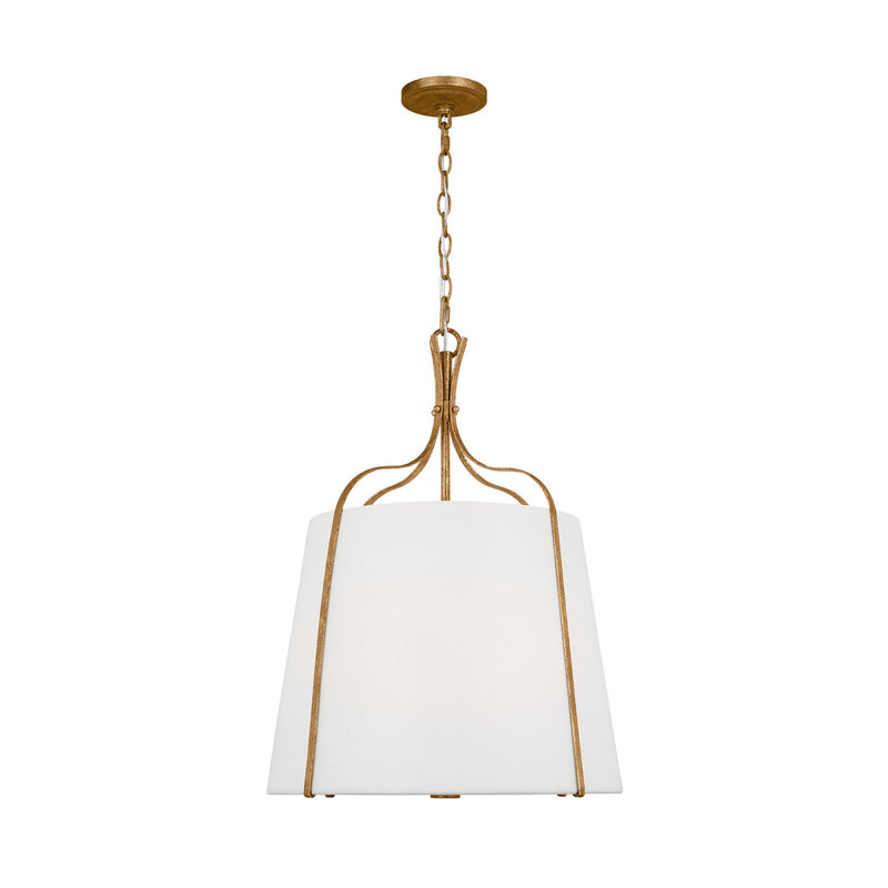 Visual Comfort Studio AP1253ADB Leander Three Light Pendant, Antique Gild Main Image.jpg