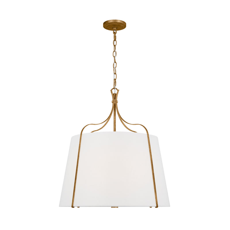 Visual Comfort Studio AP1264ADB Leander Four Light Pendant, Antique Gild Main Image.jpg