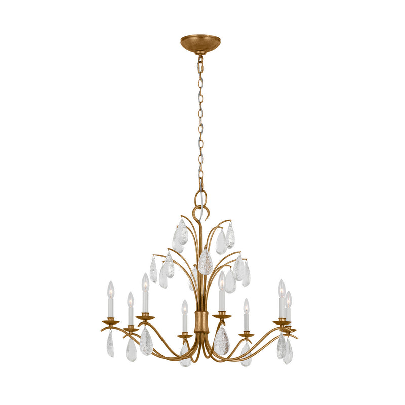 Visual Comfort Studio CC1608ADB Shannon Eight Light Chandelier, Antique Gild Main Image.jpg