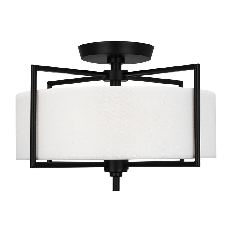 Visual Comfort Studio CF1122AI Perno Two Light Semi-Flush Mount, Aged Iron Main Image.jpg