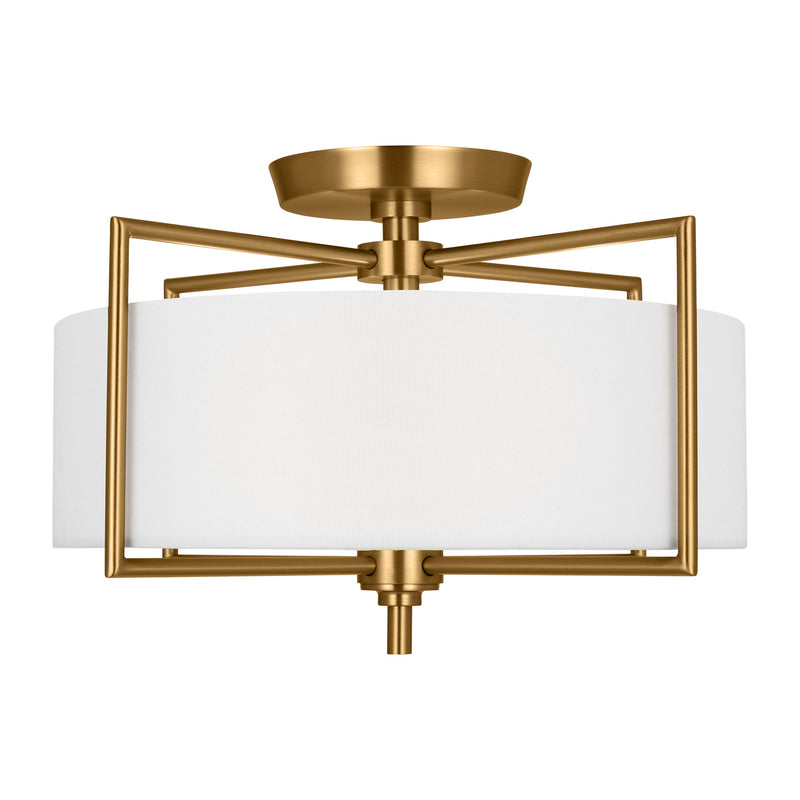 Visual Comfort Studio CF1122BBS Perno Two Light Semi-Flush Mount, Burnished Brass Main Image.jpg