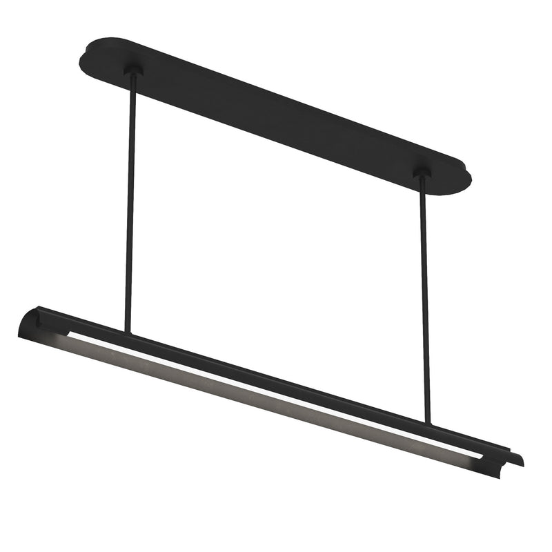 Visual Comfort Studio KC1091MBK Carson LED Linear Chandelier, Midnight Black Main Image.jpg