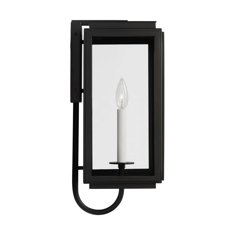 Visual Comfort Studio LO1001TXB Edgar One Light Wall Lantern, Textured Black Main Image.jpg