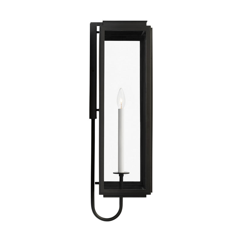 Visual Comfort Studio LO1021TXB Edgar One Light Wall Lantern, Textured Black Main Image.jpg