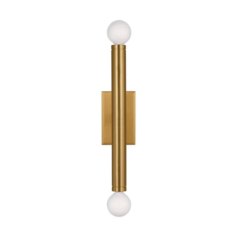 Visual Comfort Studio TW1122BBS Beckham Modern Two Light Wall Sconce, Burnished Brass Main Image.jpg