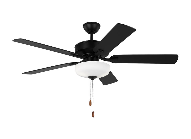 Generation Lighting 5LDDC52MBKD Linden 52"Ceiling Fan, Midnight Black Main Image.jpg