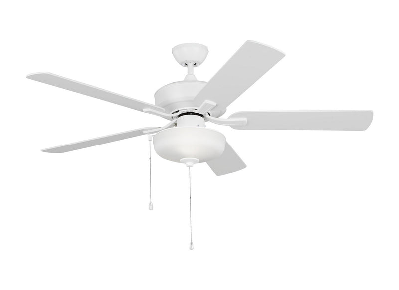Generation Lighting 5LDO52RZWD Linden 52"Ceiling Fan, Matte White Main Image.jpg