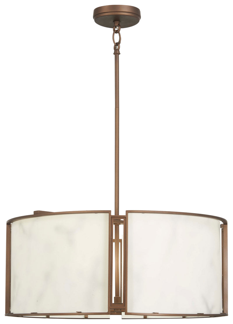 Minka-Lavery 1676-755 Buchanan Six Light Pendant, Hellenic Bronze Main Image.jpg