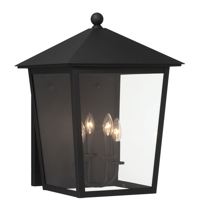 Minka-Lavery 72132-66 Noble Hill Three Light Outdoor Wall Mount, Sand Coal Main Image.jpg