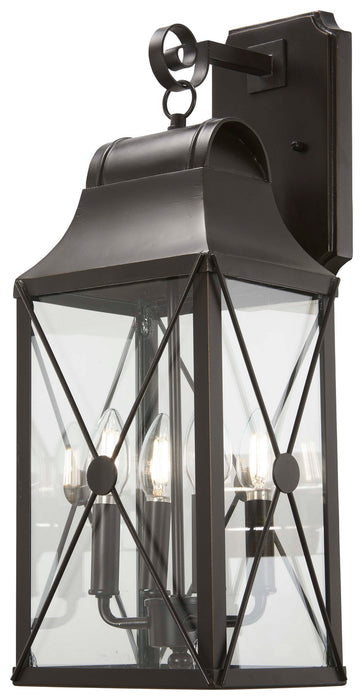 Minka-Lavery 73292-143C De Luz Four Light Outdoor Wall Mount, Oil Rubbed Bronze W/ Gold Highlights Main Image.jpg