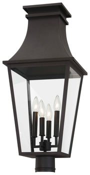 Minka-Lavery 7996-66 Gloucester Four Light Outdoor Post Mount, Sand Coal Main Image.jpg