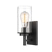 Millennium 493001-MB Janna One Light Wall Sconce, Matte Black Main Image.jpg